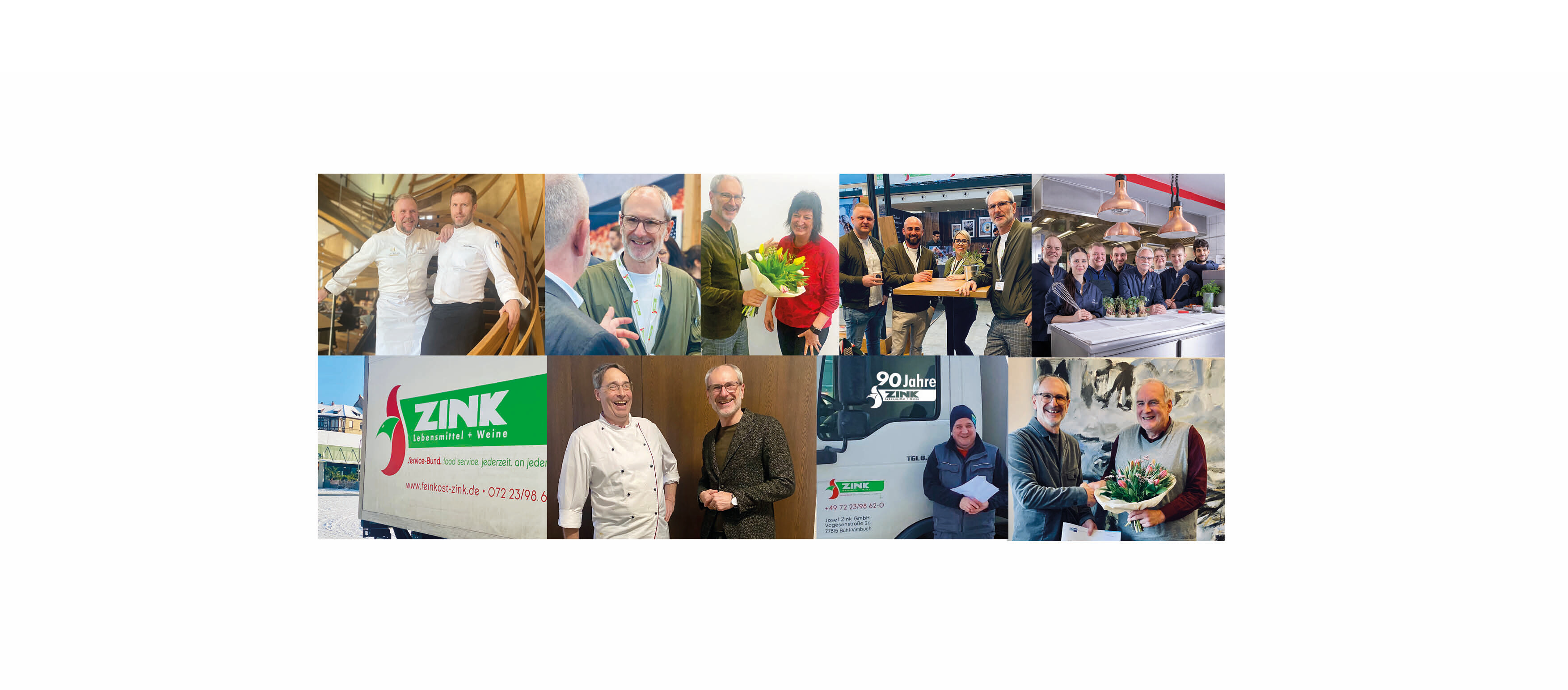 Collage von Männern in verschiedenen Posen